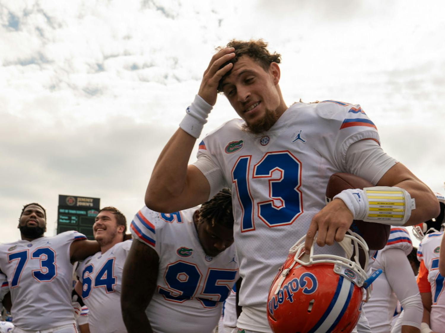 Quarterback Feleipe Franks has completed 56.6 percent of his passes this season, an improvement from his 54.6 mark a year ago.