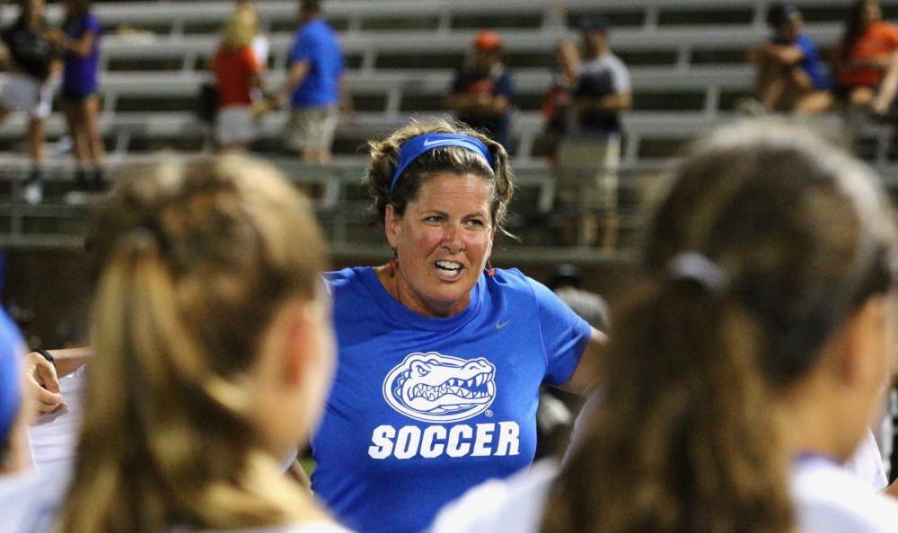 Gators coach Becky Burleigh made her return to in-person coaching this weekend when Florida played Kentucky on Friday and Missouri on Sunday. UF dropped both out-of-town games, extending its program record for consecutive losses to six.