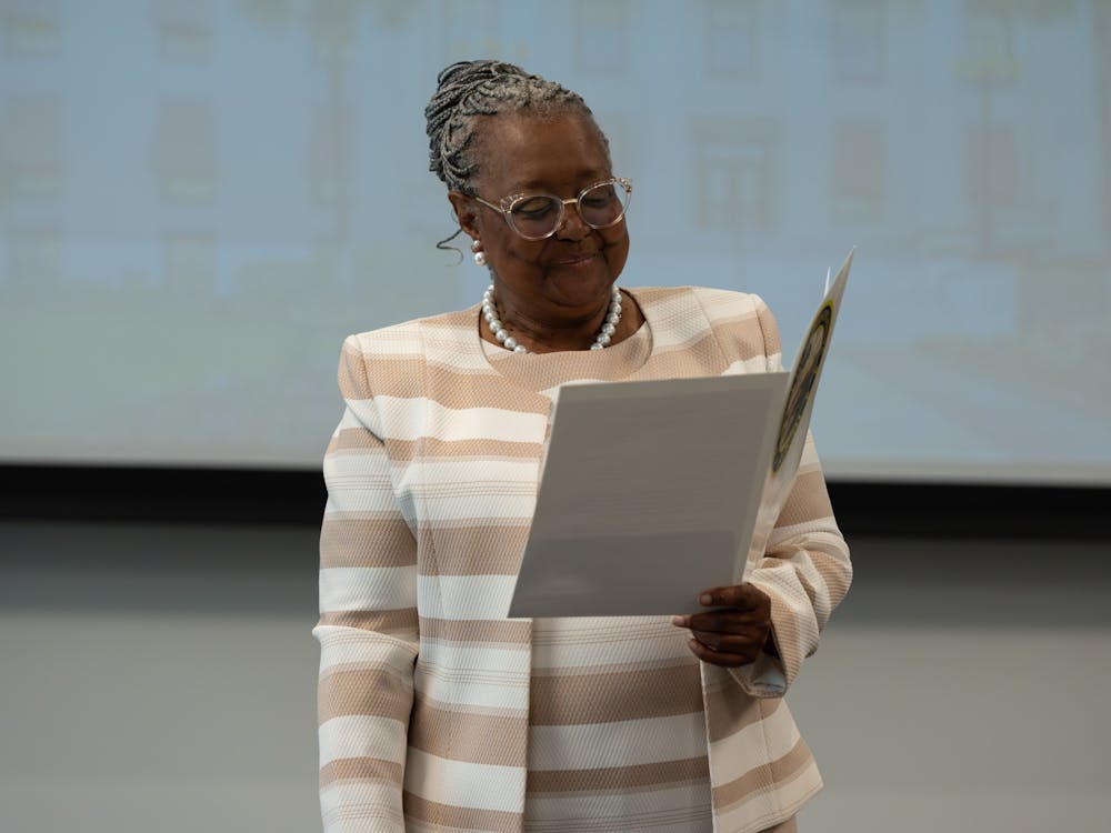 <p>Florida Representative Yvonne Hinson speaks at an Equal Ground Florida legislative education event on Thursday, August 1, 2024.</p>