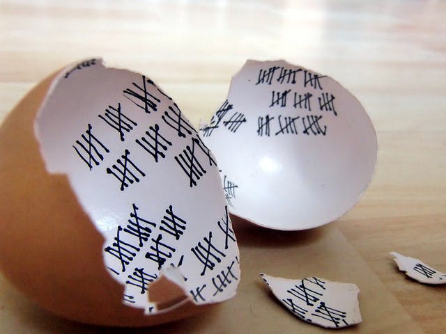 "i made a cake today using eggs" by indrarado, used under CC BY-NC-SA 2.0