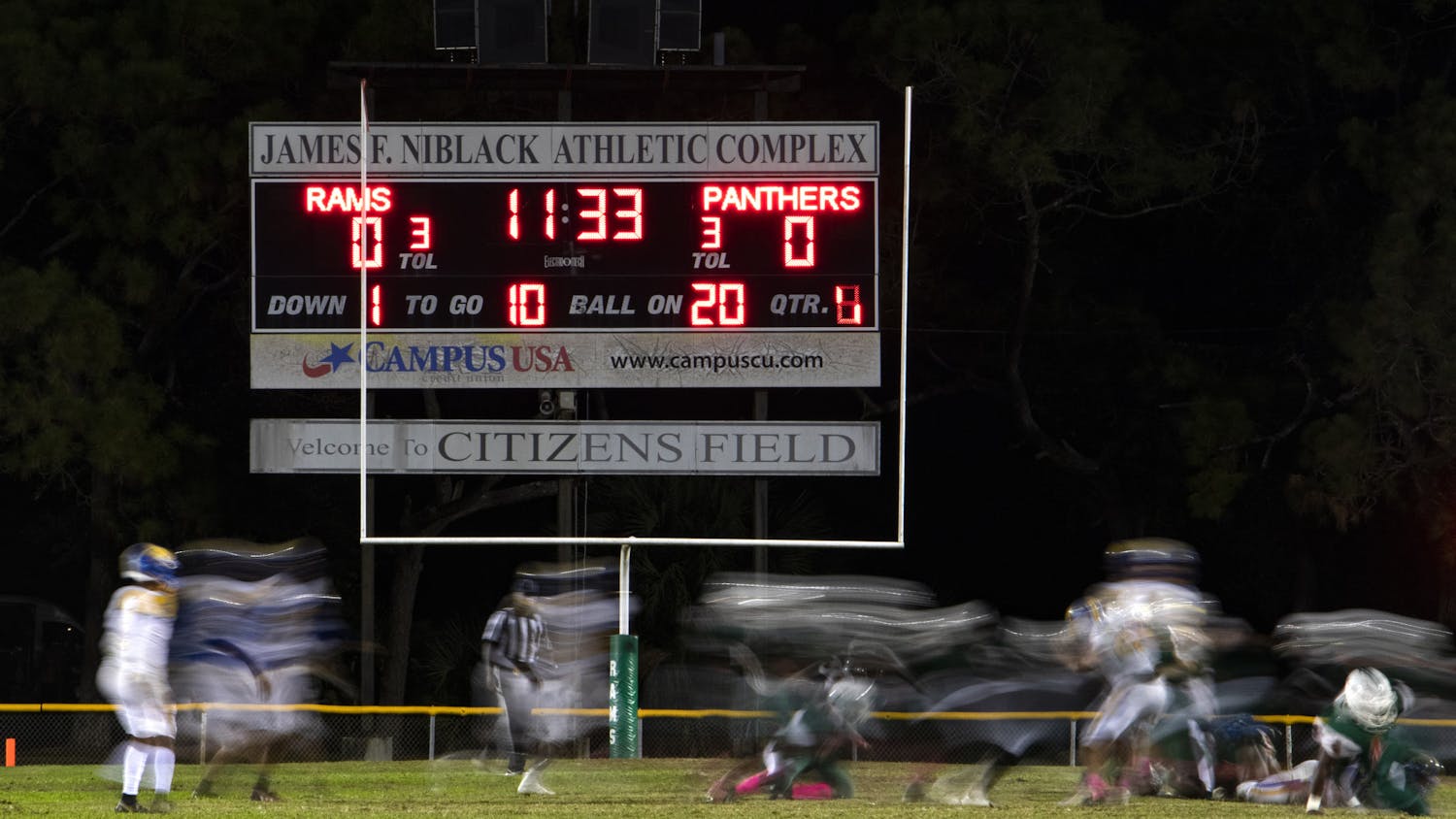 Citizens Field is seen during a game between the Eastside Rams and Newberry Panthers on Oct. 14, 2021.