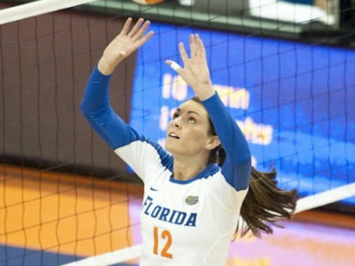 Florida setter/right-side hitter Kelly Murphy had 25 kills and hit .367 in UF’s first- and second-round wins.