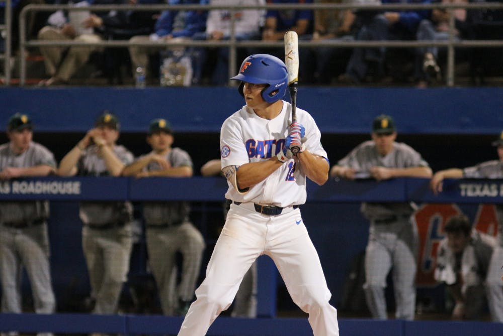 Second baseman Blake Reese went 7-for-12 (.583) from the plate over Florida's opening-weekend series against Siena. He leads the team in OPS (1.726).
