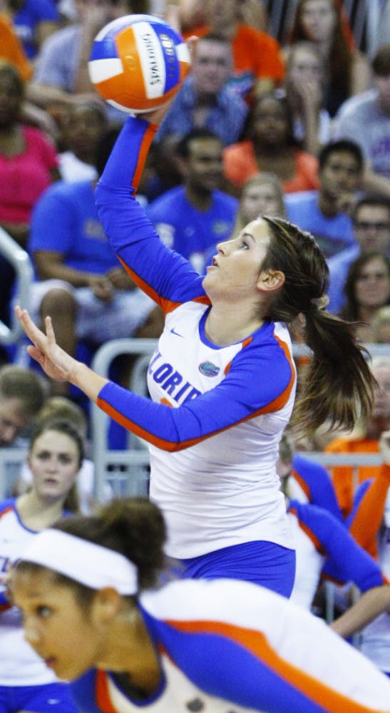 Taylor Brauneis sat out Friday's match against the Jacksonville Dolphins with a mild concussion. The junior played 255 of 257 sets dating back to her previous two years at Louisville.