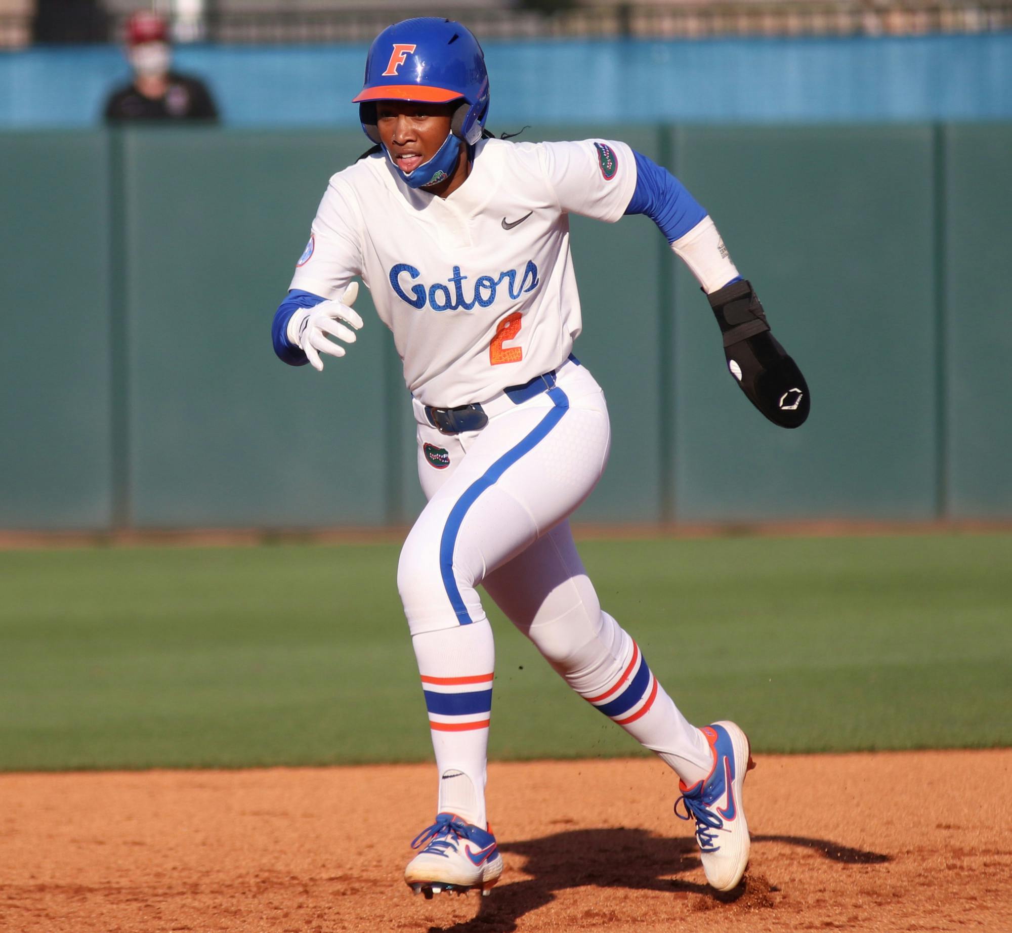 Five innings later, Echols knocked in UF’s last run of the day and scored Cheyenne Lindsey on a walk. Photo from UF-FSU game March 3.