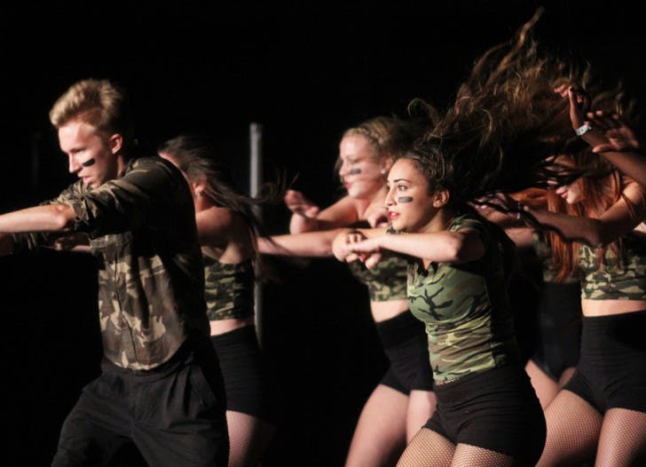 Danza wins first place in the dance category at Gator Growl Talent Night Wednesday night at the Reitz Union Grand Ballroom. The dance team will perform at Gator Growl Nov. 9.