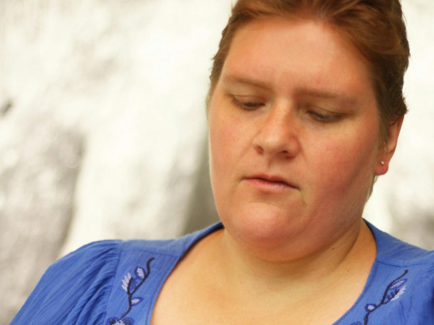UF Large Animal Hospital veterinary technician Cheryl Gallowitz, 38, makes salsa at the Innovation CoLab in Weimer Hall on Thursday.