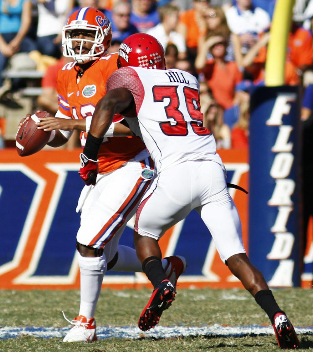 <p><span>Sophomore quarterback Jacoby Brissett announced his intention to transfer from the Florida Gators. </span></p>
<div><span><br /></span></div>