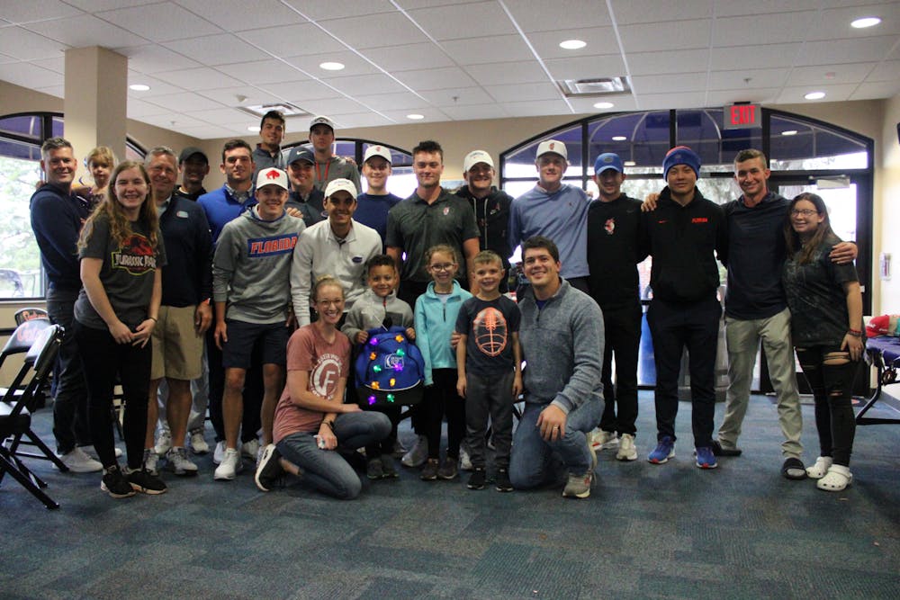 <p>The Florida men&#x27;s golf team joined Noah Carter and his family at the Guy Bostick Clubhouse to hold the first-ever Dreams Come True Event Saturday, Jan. 21, 2023. </p>