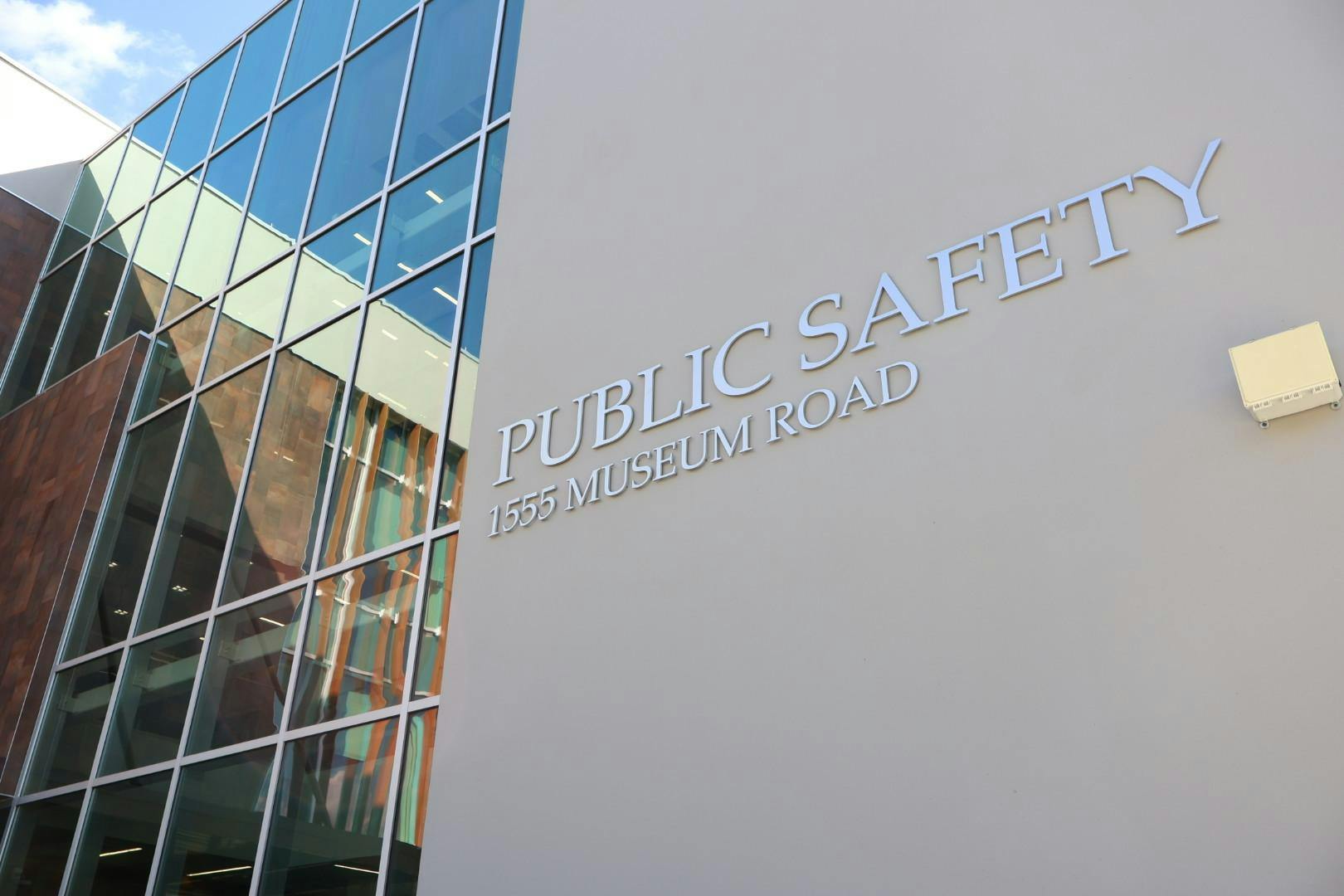 The University of Florida Public Safety building sits at 1555 Museum Rd, Saturday, Feb. 21, 2026, in Gainesville, Fla.