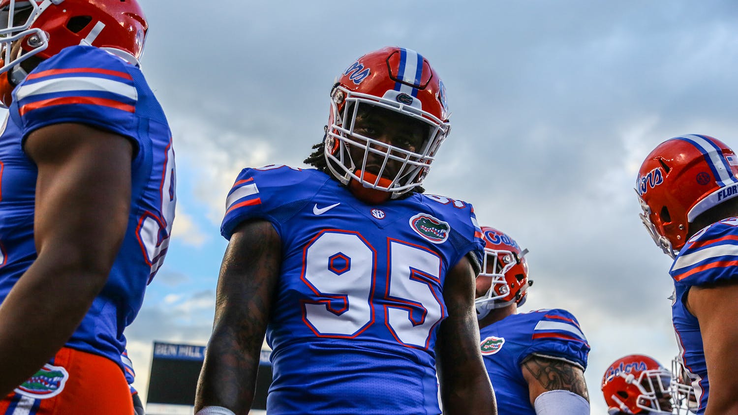 Florida defensive lineman Keivonnis Davis did not play in 2017 following an indefinite suspension from then-head coach Jim McElwain. 