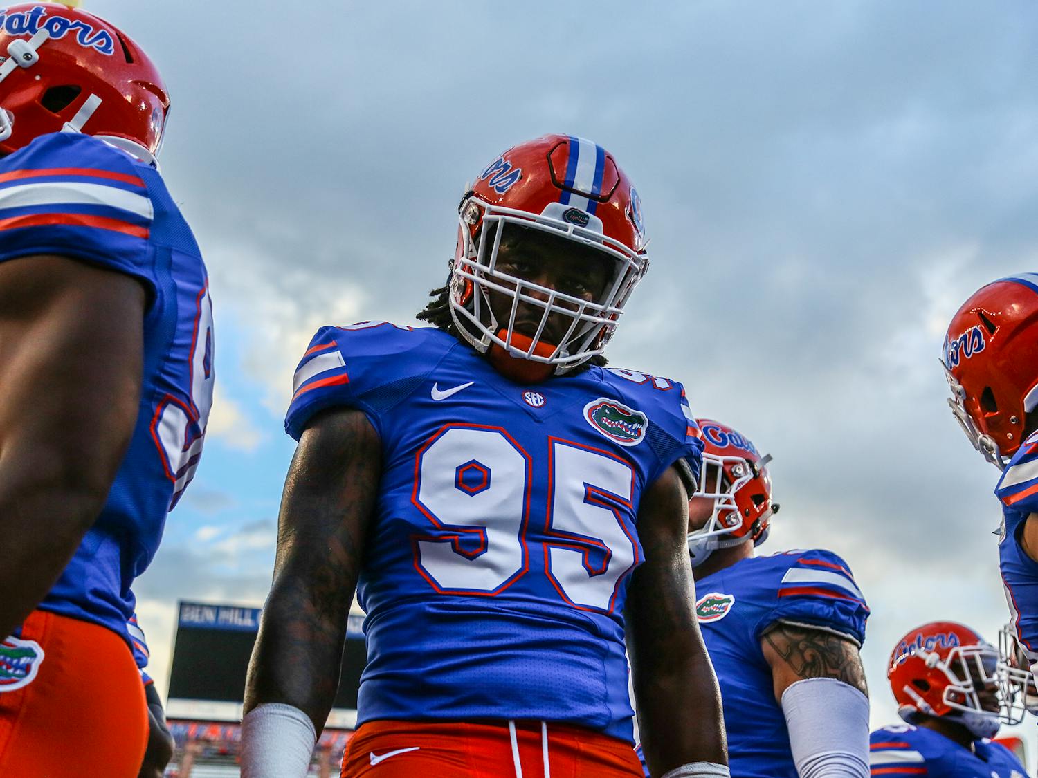 Florida defensive lineman Keivonnis Davis did not play in 2017 following an indefinite suspension from then-head coach Jim McElwain. 