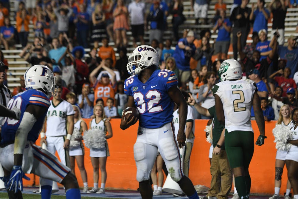 In the team’s final five games, UF running back Adarius Lemons registered 136 yards on 19 carries for an average of 7.2 yards per attempt.