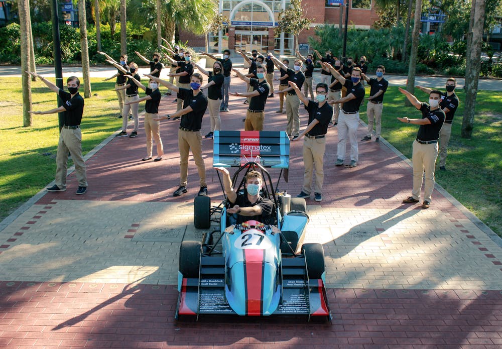 Gator Motorsports competes in the Formula SAE competition held annually at Michigan International Speedway in Brooklyn, Michigan.