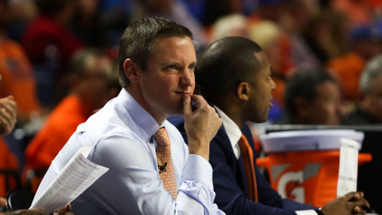 Men’s basketball coach Mike White and the Gators are in the middle of one of the worst offensive seasons in the past 20 years. They are averaging 68.7 points a game, the second lowest in that span.
&nbsp;