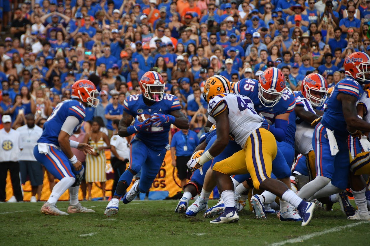 UF football's win over then-No. 5 LSU in Ben Hill Griffin Stadium was its highest-ranked victory en route to a 10-2 season and New Year's Six bowl win.
