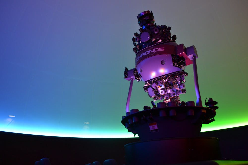 Worth $375000, director of the Kika Silva Pla Planetarium James Albury often says that the Chronos Projector is worth more than his house. This projector is the first of its kind to set the exact time and location of constellations. 