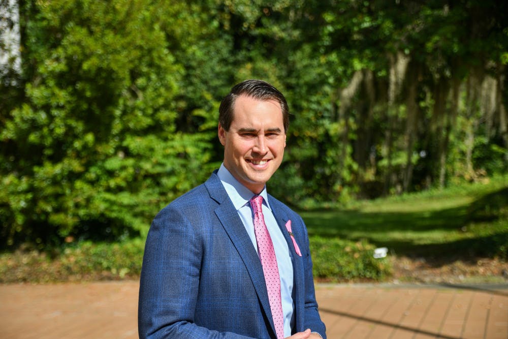 Lt. Governor candidate Chris King visits Gainesville Wednesday afternoon to speak with The Alligator about his campaign with Andrew Gillum. King discussed health care, public education and the environment during the Q&amp;A. King was selected as Andrew Gillum’s running mate after he lost the Democratic nomination for Florida governor.