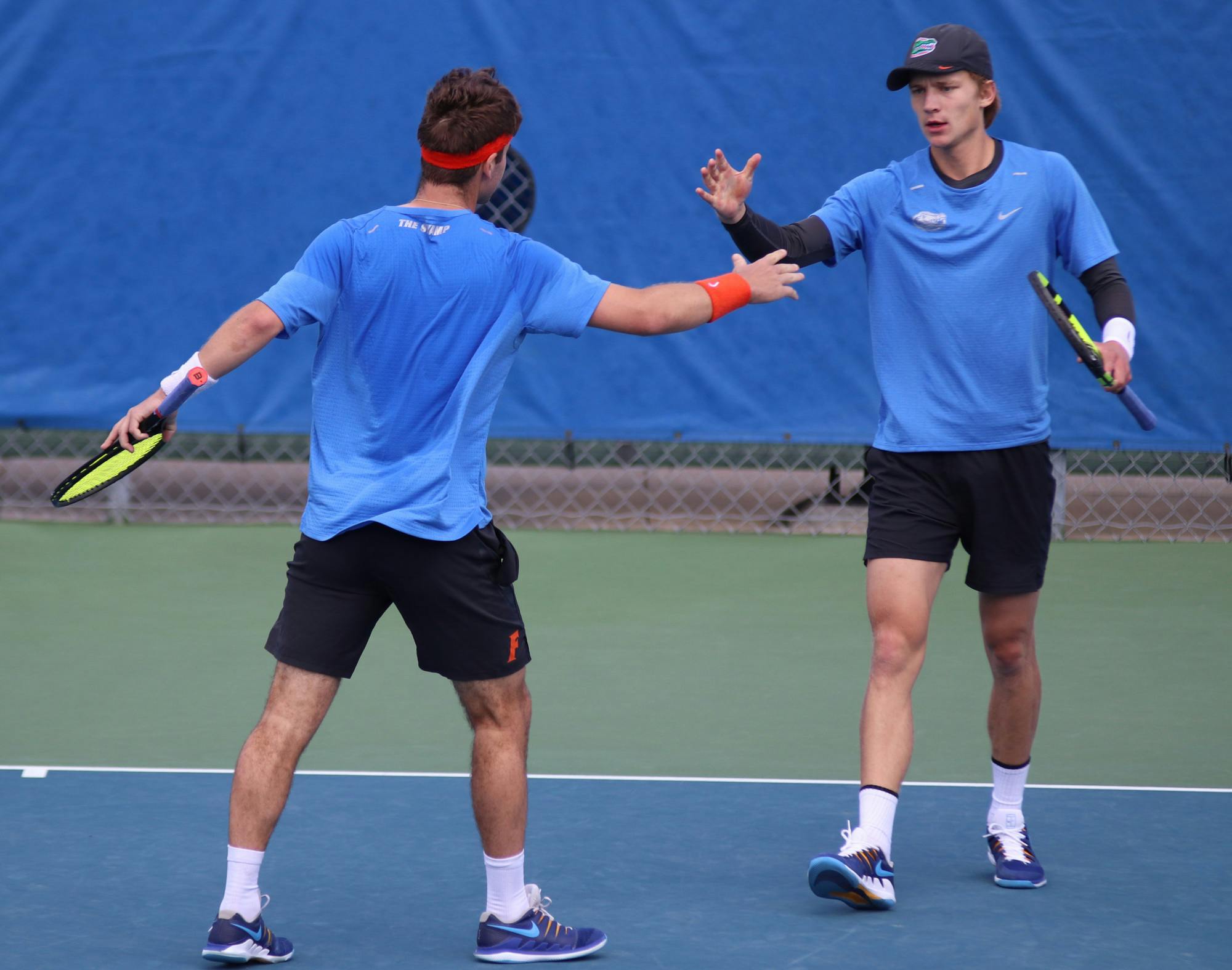 The Gators claimed the SEC title Sunday. Photo from UF-Auburn match Feb. 21.