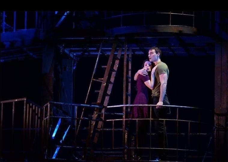 UF alumnus Thaddeus Pearson performs as Tony in the West End/International Tour of “West Side Story” in spring 2014. 