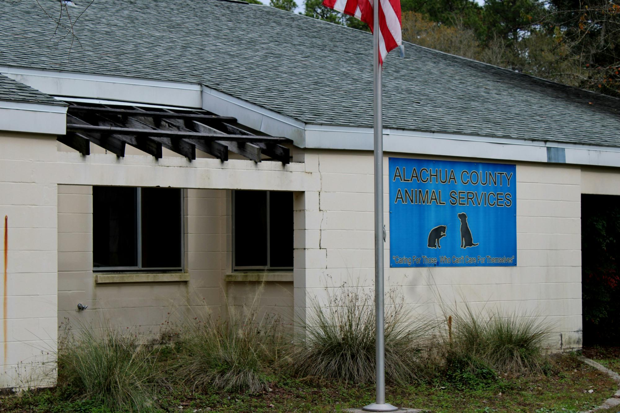 El edificio de Servicios para Animales del Condado de Alachua, visto el viernes 28 de enero.