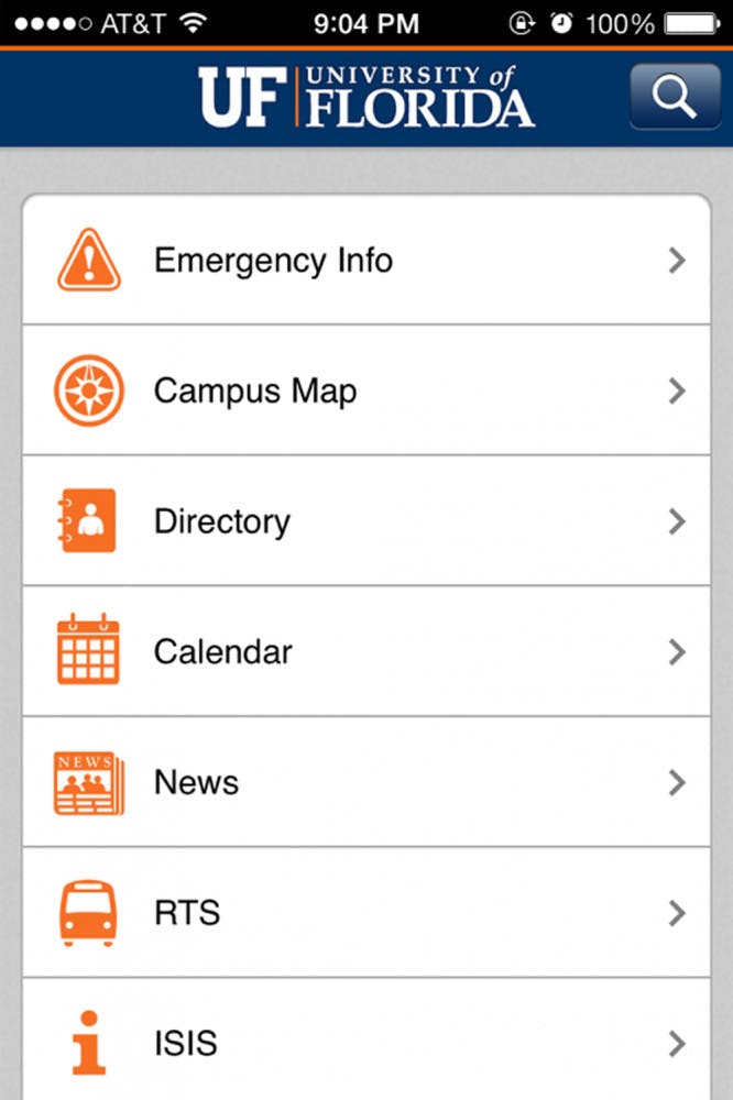The UF Mobile app, released in June for both iPhone and Android, is anticipating updates in Spring, featuring dining menu information, parking information and more.