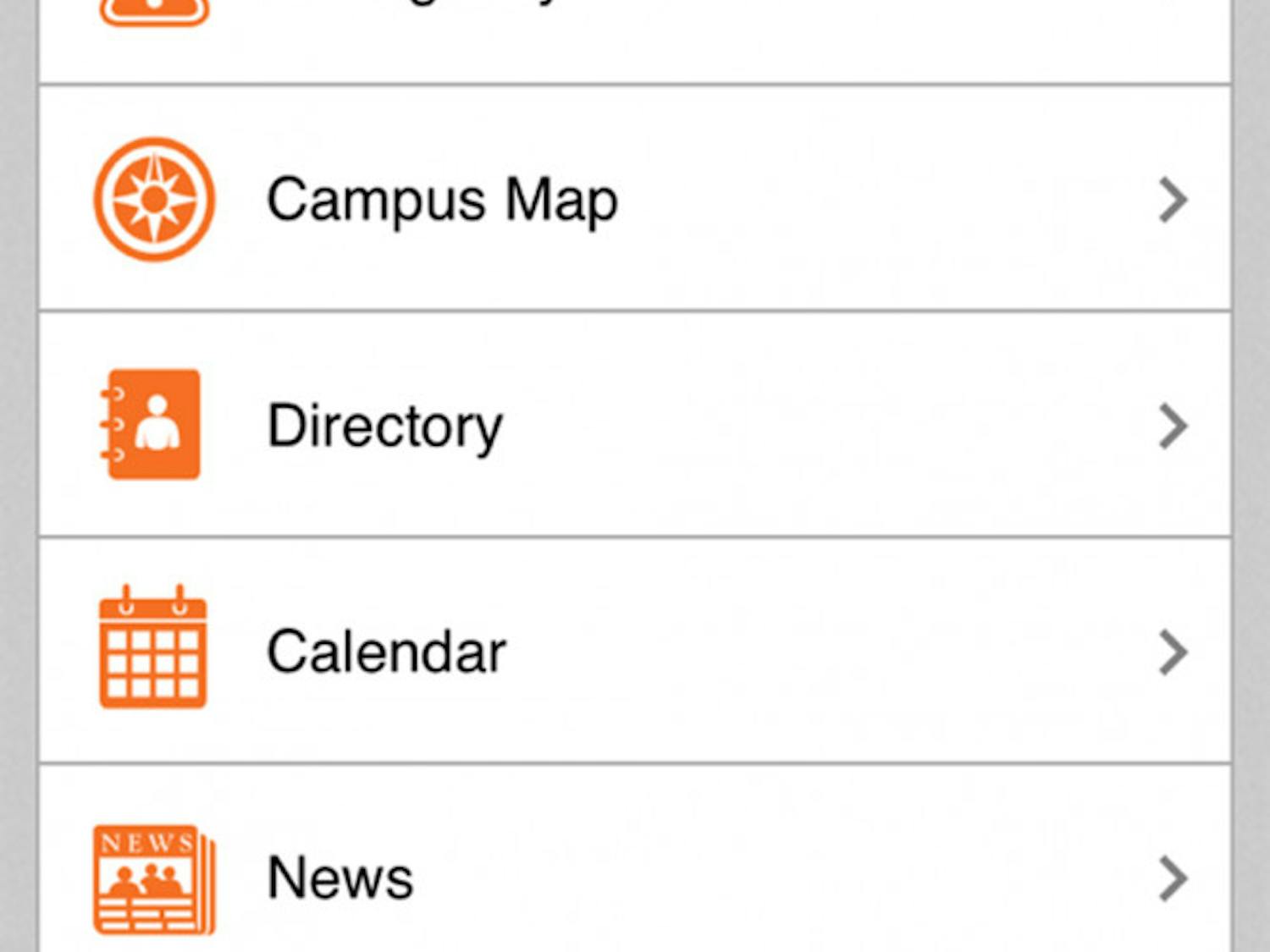 The UF Mobile app, released in June for both iPhone and Android, is anticipating updates in Spring, featuring dining menu information, parking information and more.