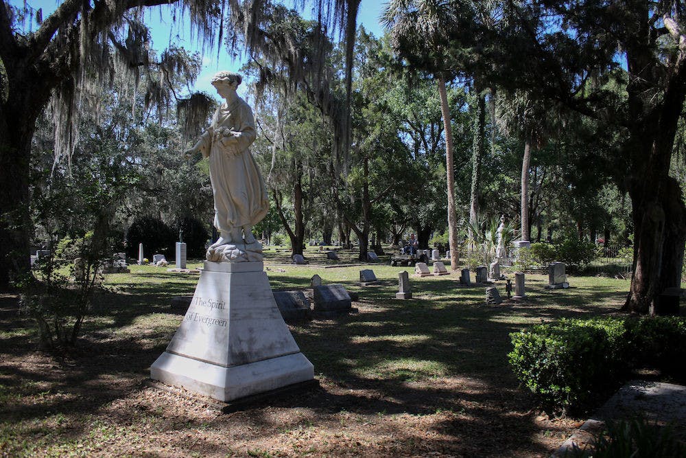 Evergreen Cemetery had its first burial in 1856. The cemetery is now 53 acres large and prominent local figures such as politicians, veterans, teachers, professors and community members rest there.
&nbsp;