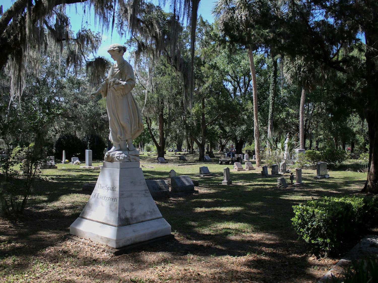 Evergreen Cemetery had its first burial in 1856. The cemetery is now 53 acres large and prominent local figures such as politicians, veterans, teachers, professors and community members rest there.

