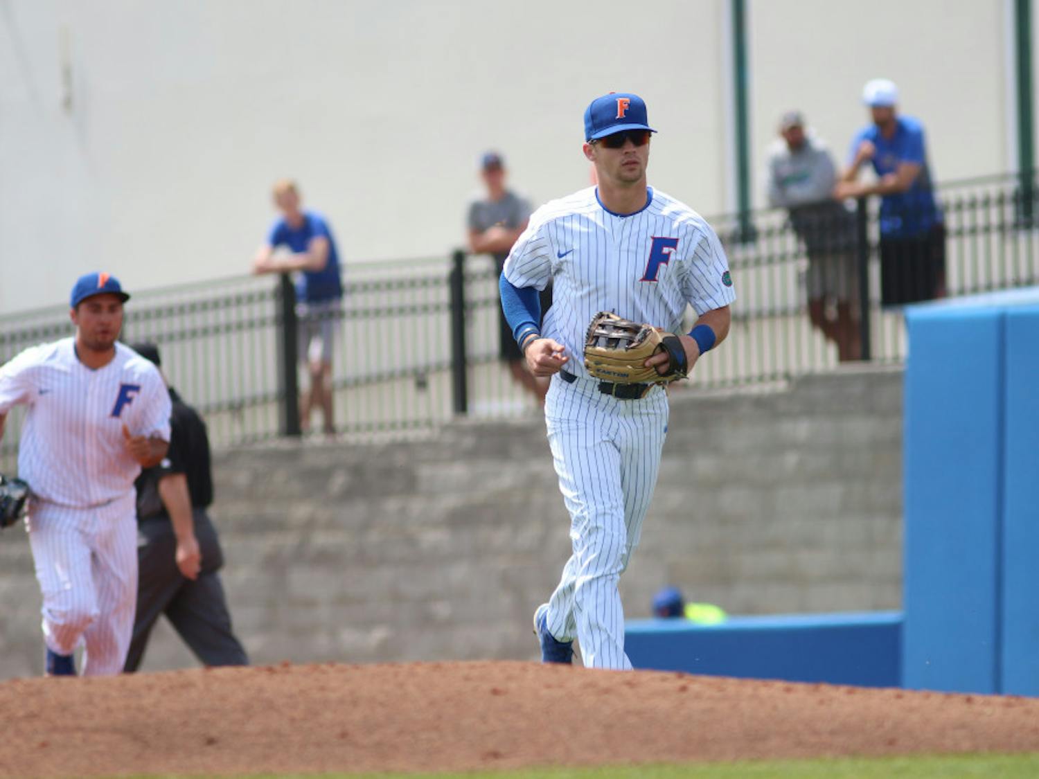 Right fielder Wil Dalton went 4 for 5 on Friday in Florida's 13-5 win over Columbia at the Gainesville Regional. He nearly hit the cycle but was thrown out sliding into third base.