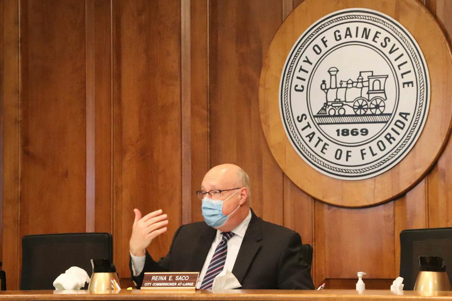 Mayor Harvey Ward speaks on the proposed 2024 fiscal year budget on the Wednesday, June 14 City Commission meeting.﻿
