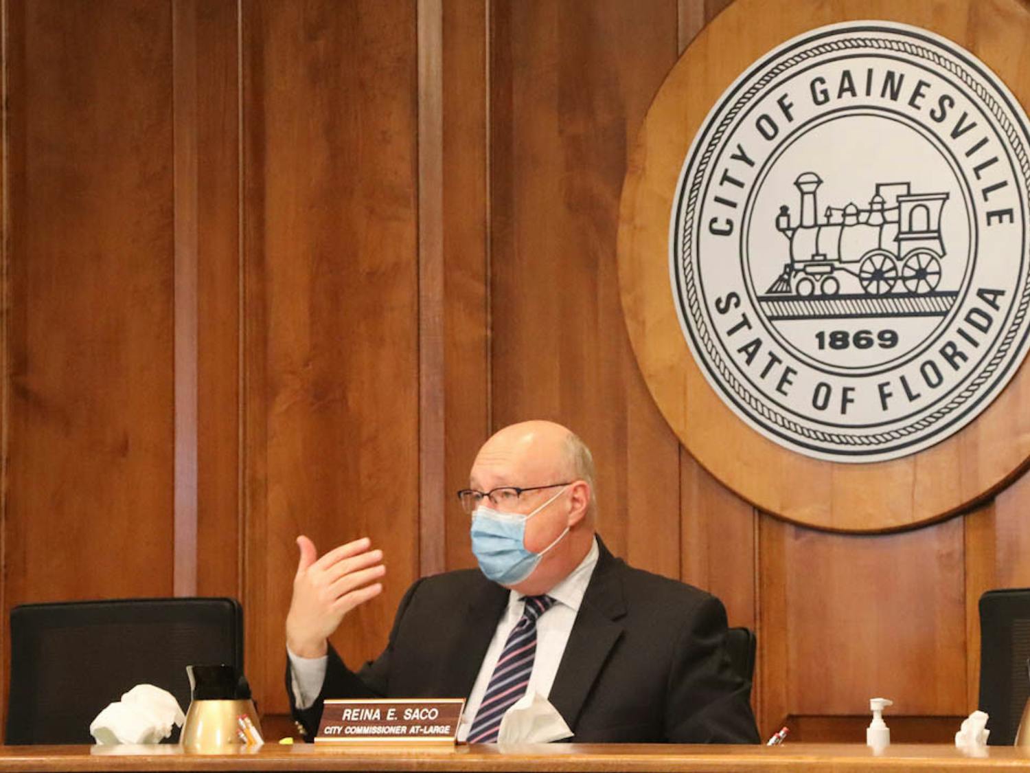 Mayor Harvey Ward speaks on the proposed 2024 fiscal year budget on the Wednesday, June 14 City Commission meeting.