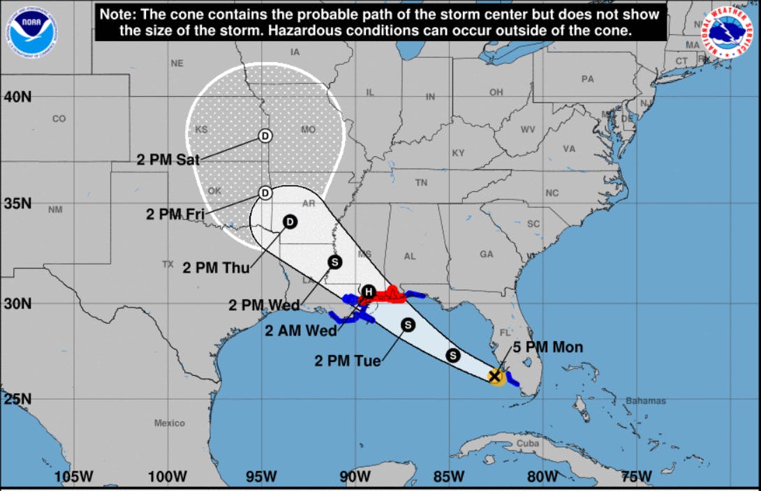 Courtesy of the National Weather Service