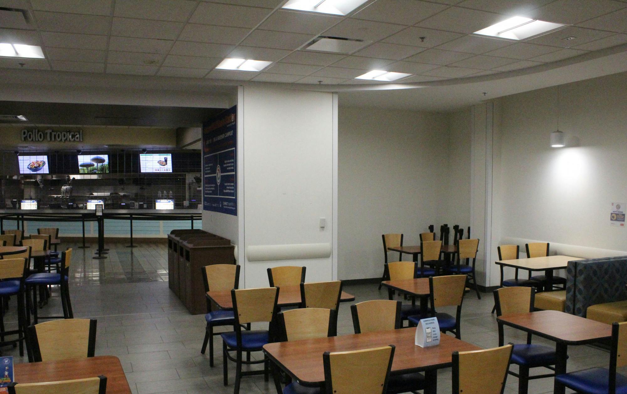 The area of the Reitz Union where the sexual assault happened is seen on Sunday, Nov. 14, 2021.