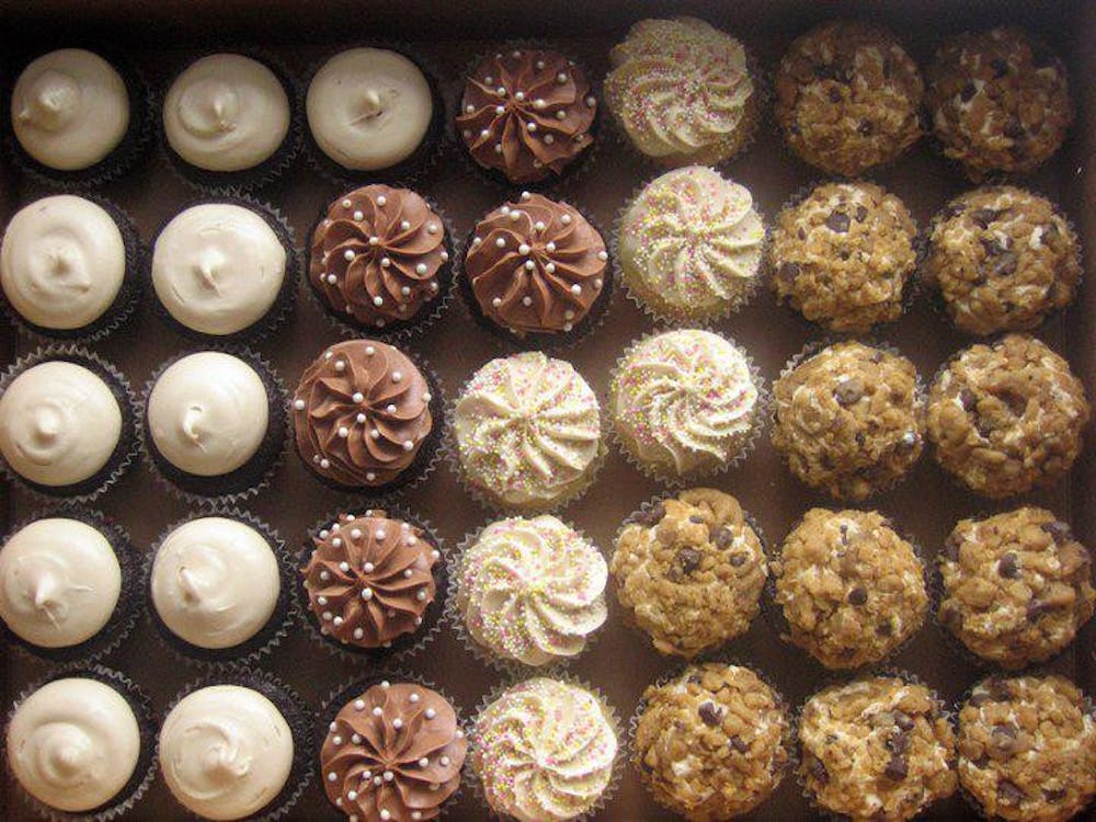 <p>Cupcakes from Karma Cream</p>