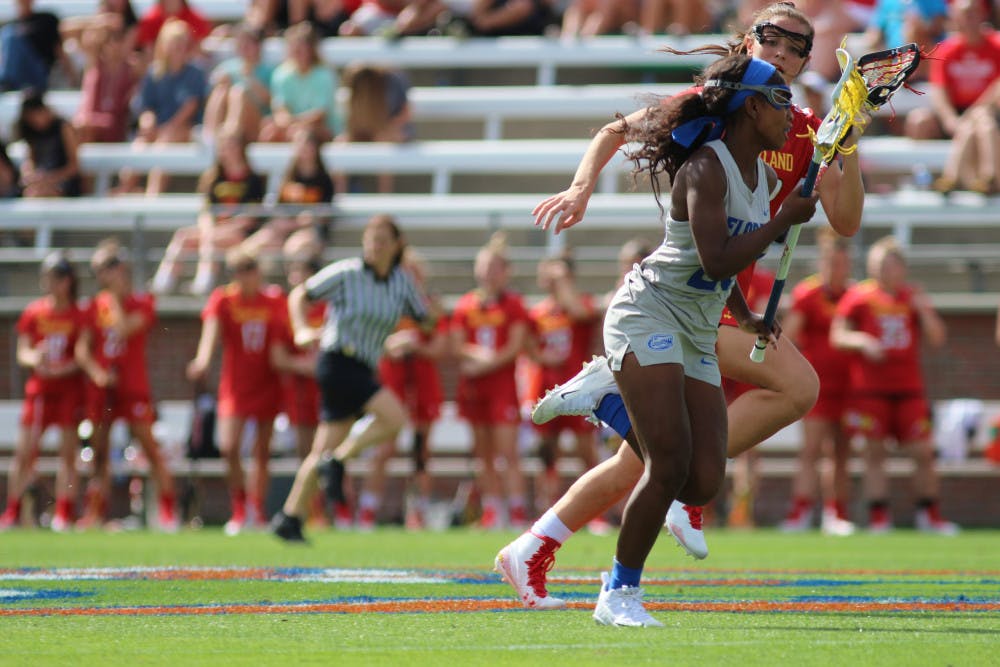 <p>Senior defender Aniya Flanagan forced three turnovers in Florida's win against Temple on Wednesday. </p>