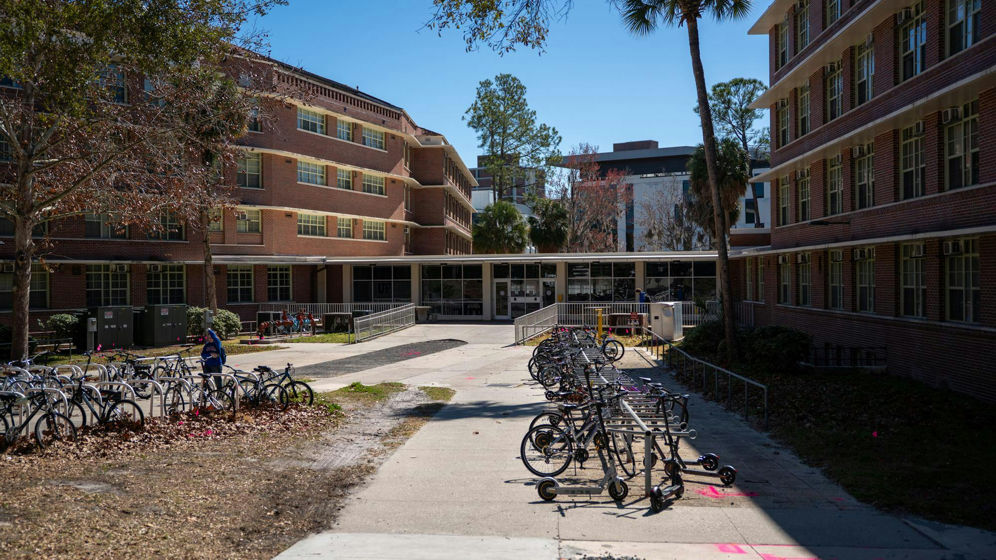 Broward Hall sits at 680 Broward Drive, Friday, Feb. 6, 2026, in Gainesville, Fla.