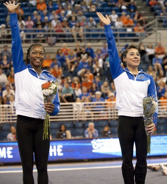 Florida plans to utilize more freshmen early this season, and juniors Ashanée Dickerson (left) and Marissa King have taken on leadership roles.