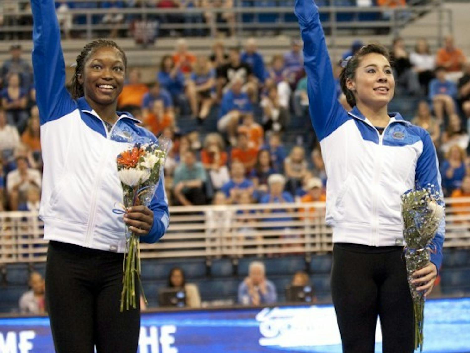 Florida plans to utilize more freshmen early this season, and juniors Ashanée Dickerson (left) and Marissa King have taken on leadership roles.
