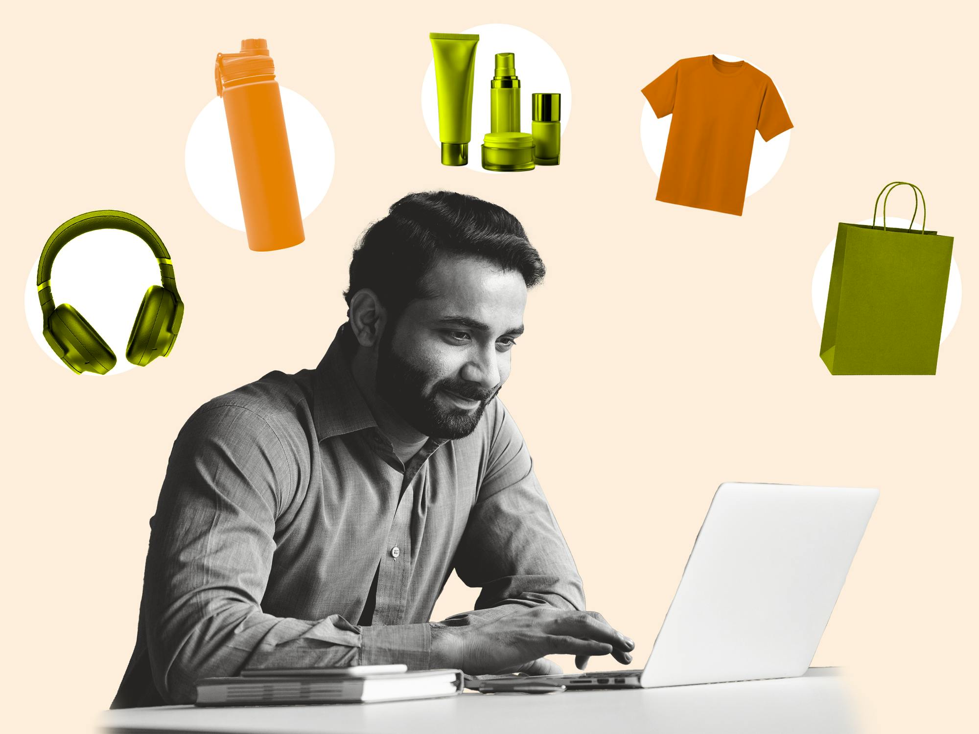 Online shopping ads and paid influencer promotions drive overconsumption, harming mental health and contributing to environmental strain.