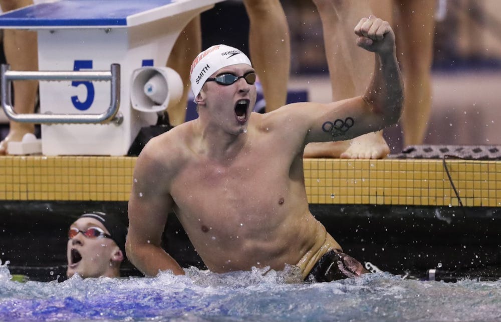 Senior Kieran Smith and his teammates shattered a UF swim record on their way to third place in the NCAA Nationals