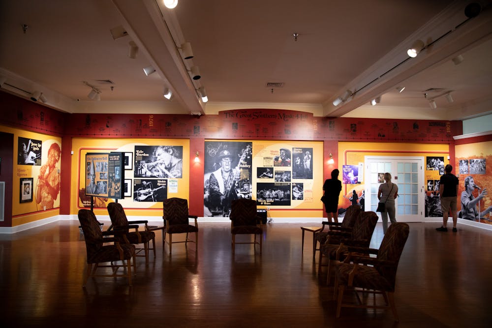 <p>The Great Southern Music Hall exhibit draws in visitors at Matheson History Museum Friday, Sept. 16, 2022.</p>