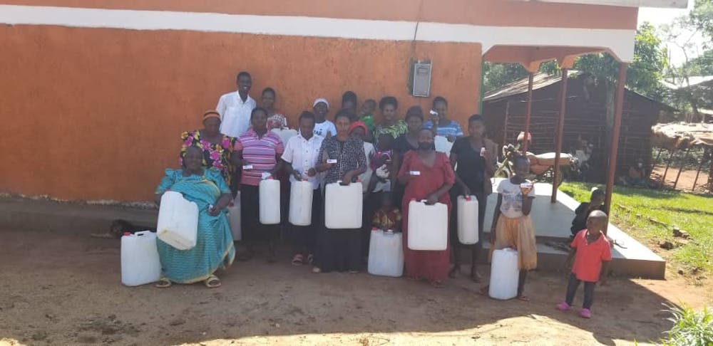 <p>Ekisinga Ministries, pictured here in Buwenda, Uganda on Aug. 25, 2021, works with local churches to gauge the needs of the community and provide sustainable safe water solutions. Courtesy of Steve Nutzmann. </p>
