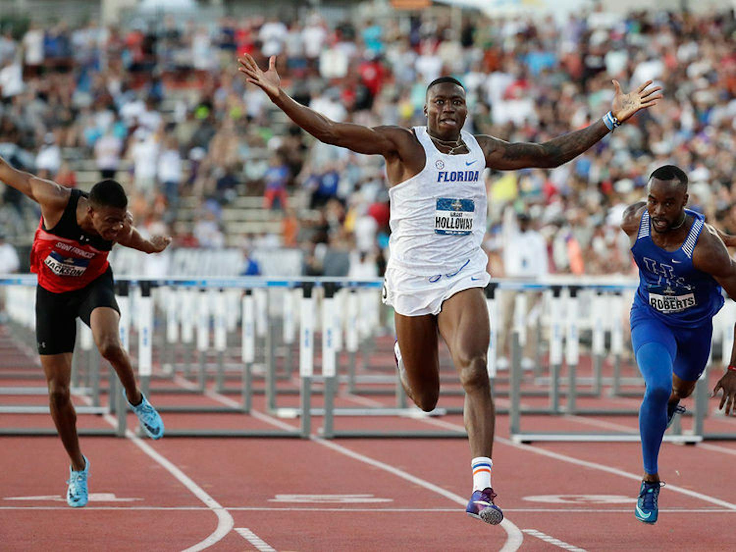 Grant Holloway, a former UF track star, was expected to compete in the Summer Olympics in Tokyo.