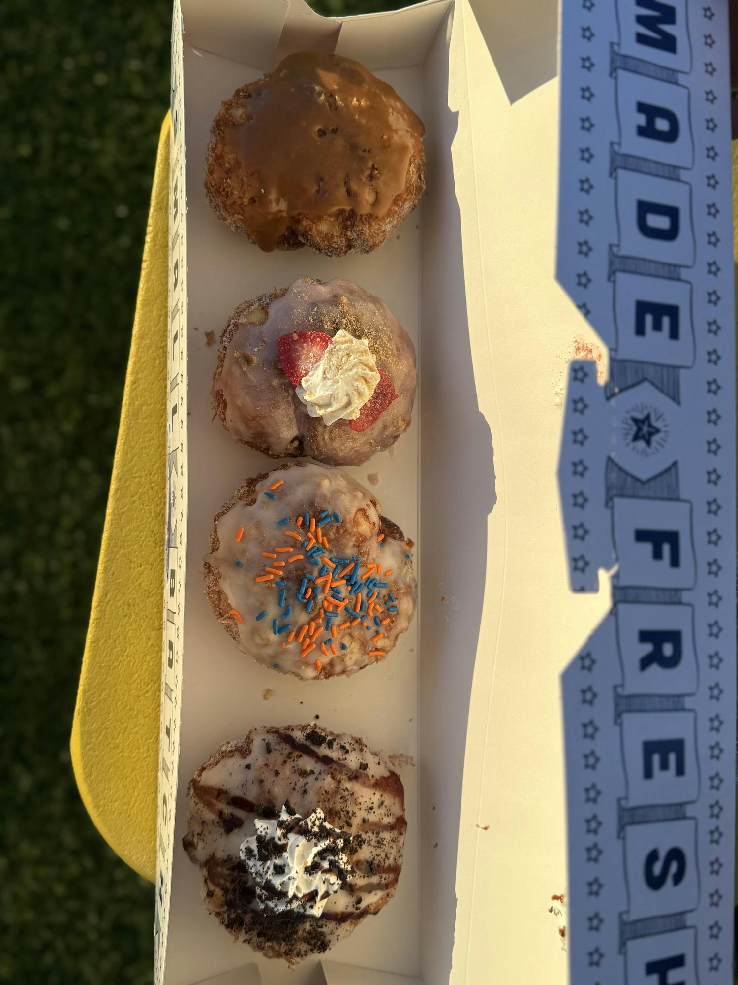 Parlor Doughnuts serves fresh gourmet treats from 7:30 a.m. until 3:30 p.m. Monday through Sunday.