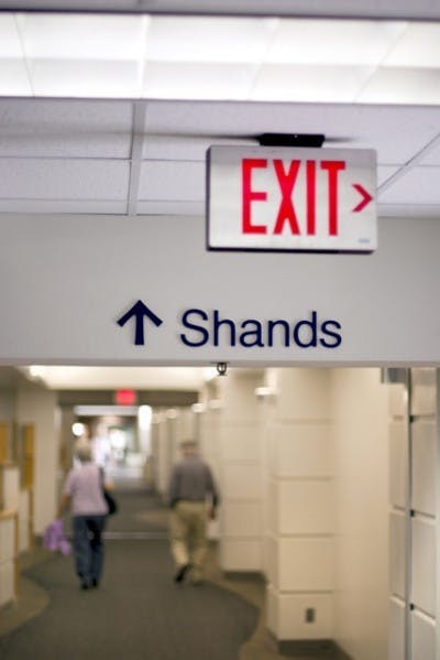 A UF emergency alert email sent around 10 a.m. Wednesday warned students and staff of an "armed subject" in the Shands atrium.