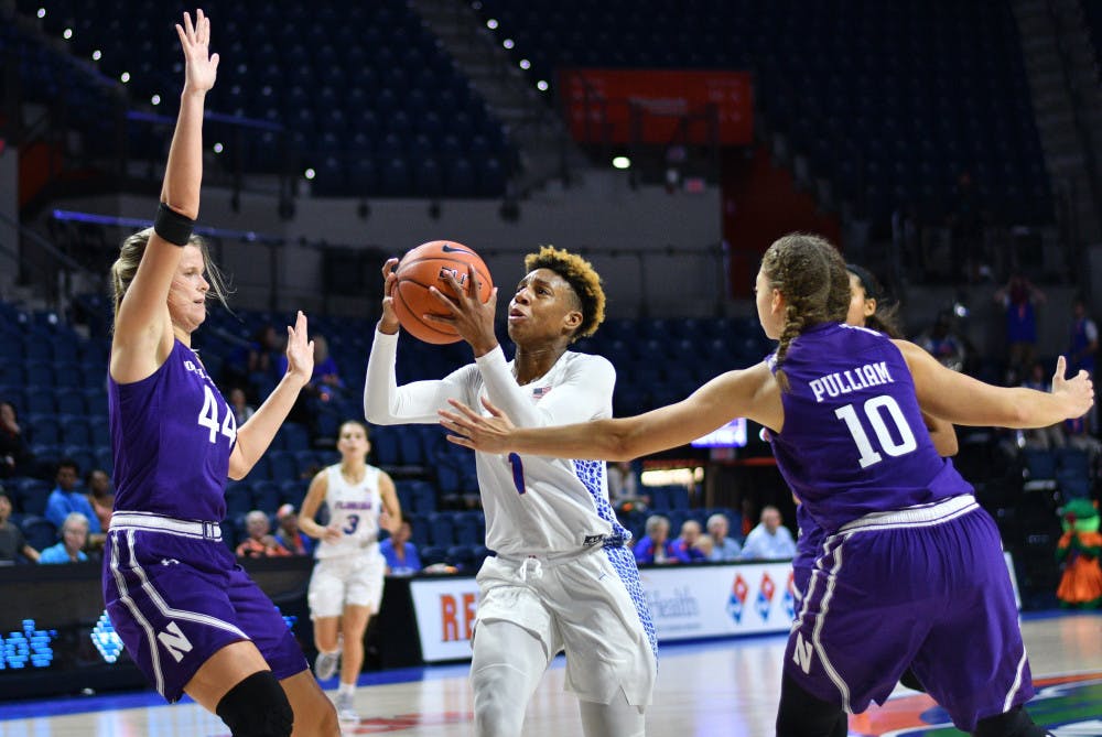 <p dir="ltr"><span>Florida guard Kiara Smith led the team with 13 points on 4-of-7 shooting during UF's 71-40 loss to South Carolina on Thursday.</span></p><p><span> </span></p>