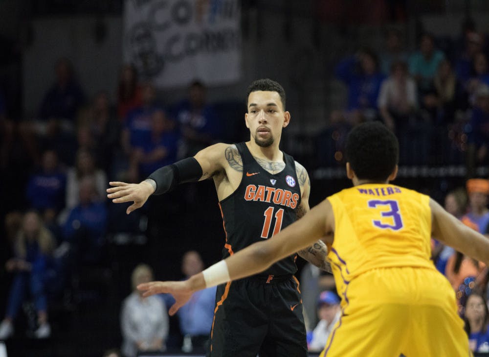 Florida guard Chris Chiozza will play a big role in Saturday's matchup against Vanderbilt.