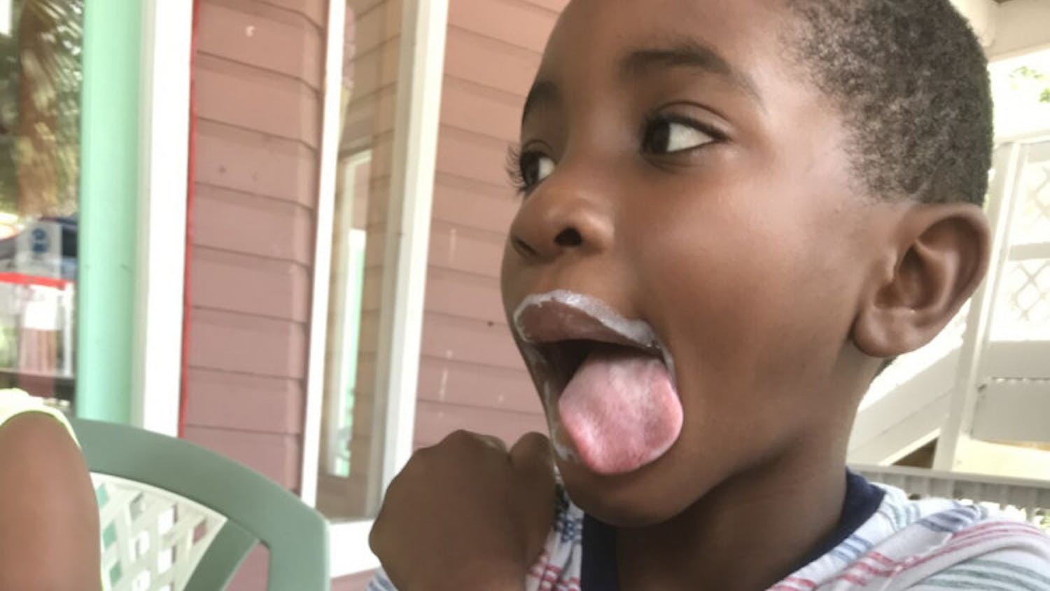 With typical activities canceled, visiting ice cream shops became a popular pastime for Boys 2 Men summer camp participants.