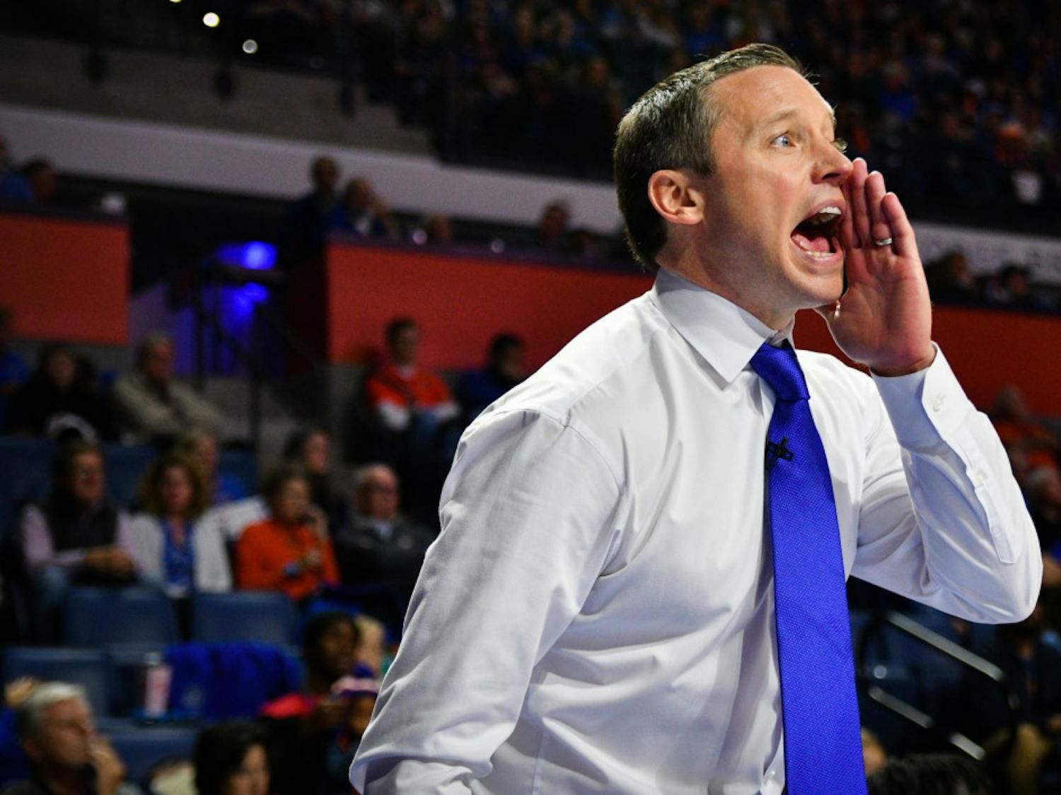 Florida men's basketball coach Mike White and the Gators play Vanderbilt at 9 p.m. on Wednesday at the O'Connell Center. The Commodores are looking to pick up their first SEC win of the season.
&nbsp;